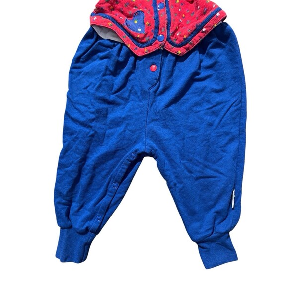 Vtg Rare Gymboree Rainbow Label Heart And Floral Print One Piece Sz Infant - Picture 2 of 16